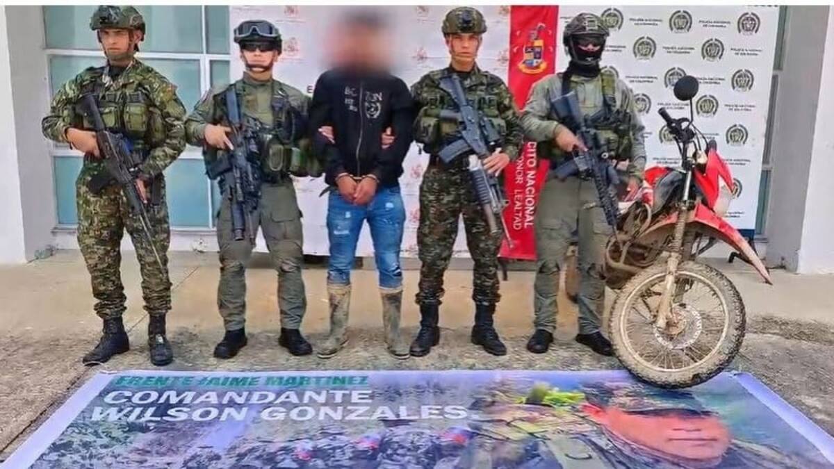 Capturado un presunto integrante de las disidencias mientras instalaba propaganda en el Cauca