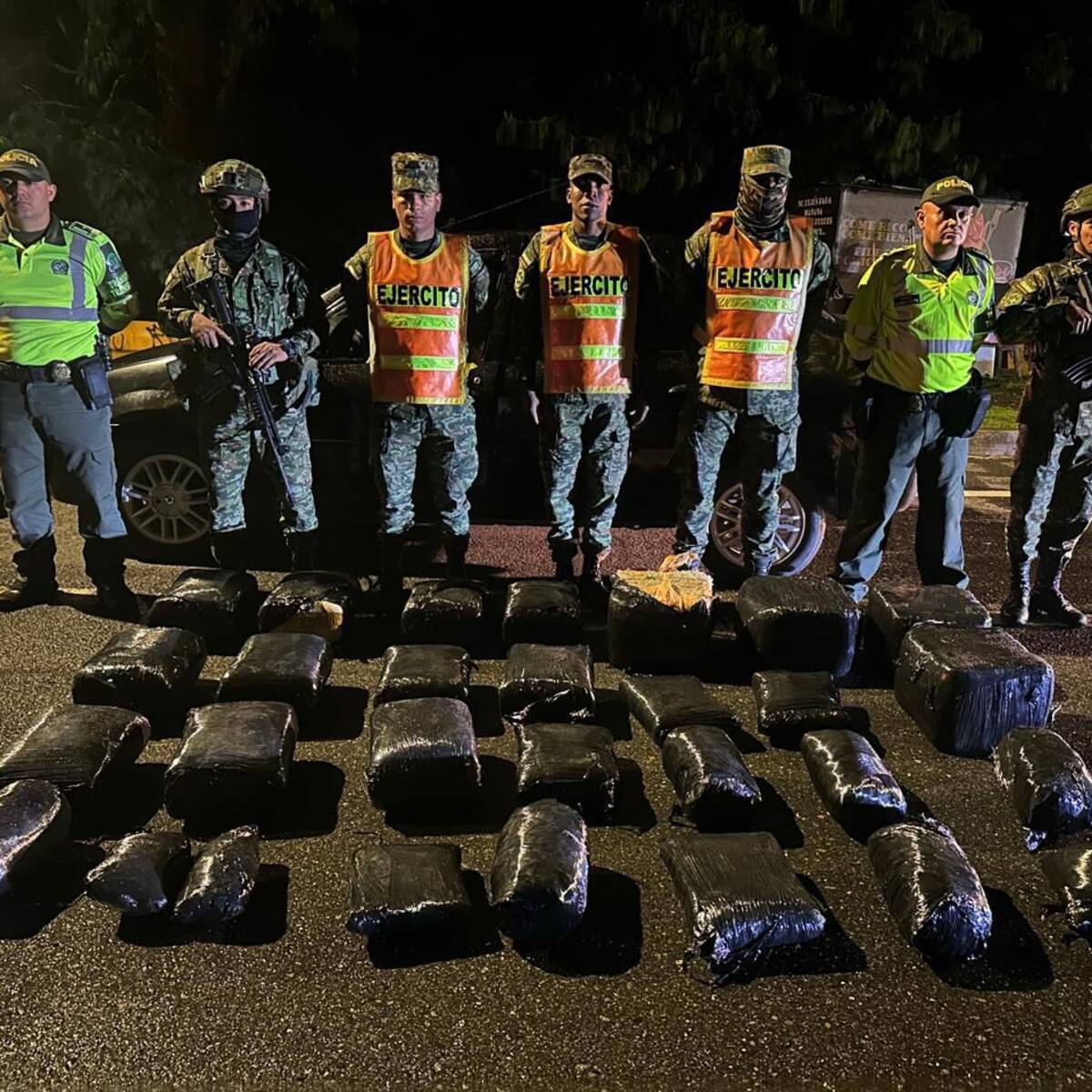 Autoridades incautaron 100 kilogramos de marihuana en el Quindío