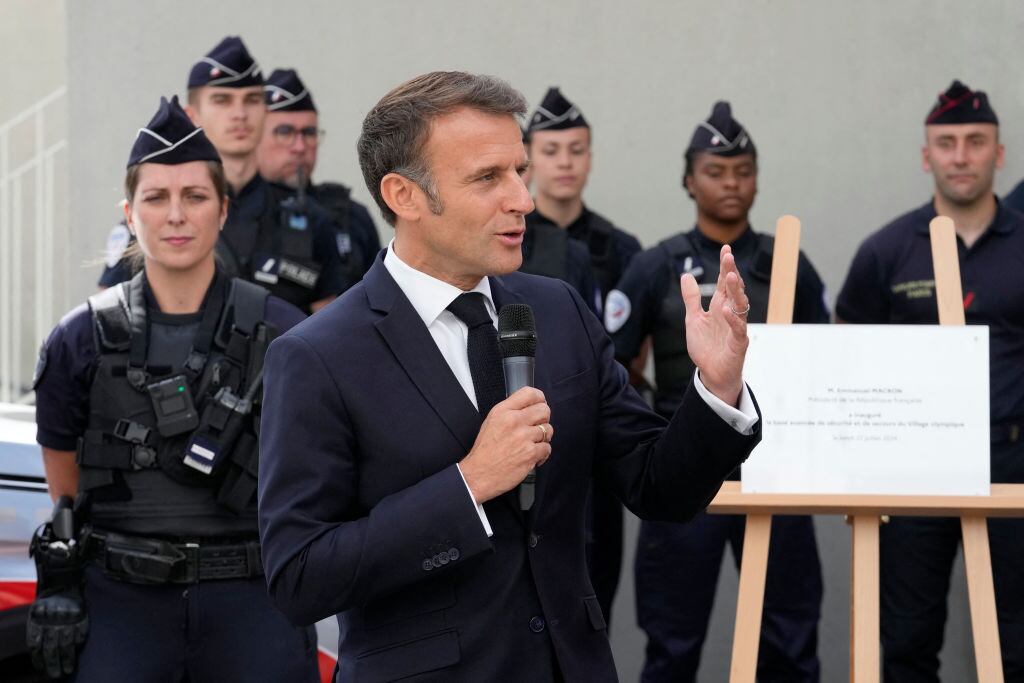 Presidente de Francia Emmanuel Macron. Foto: MICHEL EULER/POOL/AFP via Getty Images