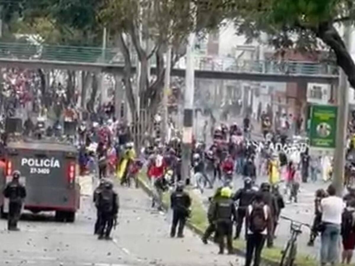 Manifestaciones del 20 de julio en Cali culminaron con disturbios y varios heridos