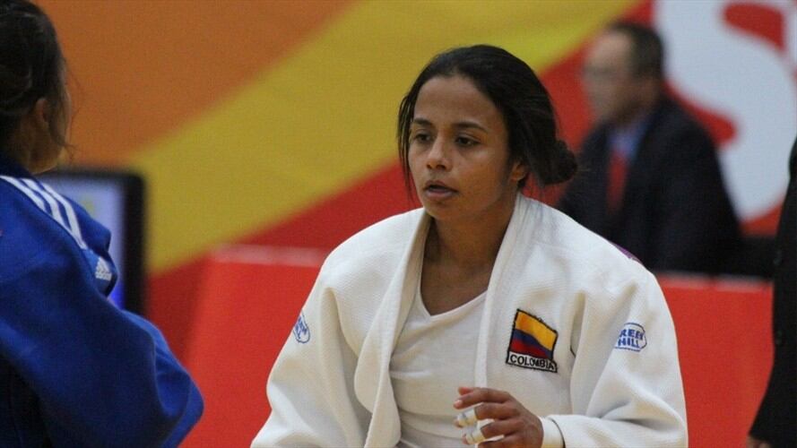 Luz Adiela Álvarez, judoca colombiana. Foto: Twitter Comité Olímpico COL @OlimpicoCol