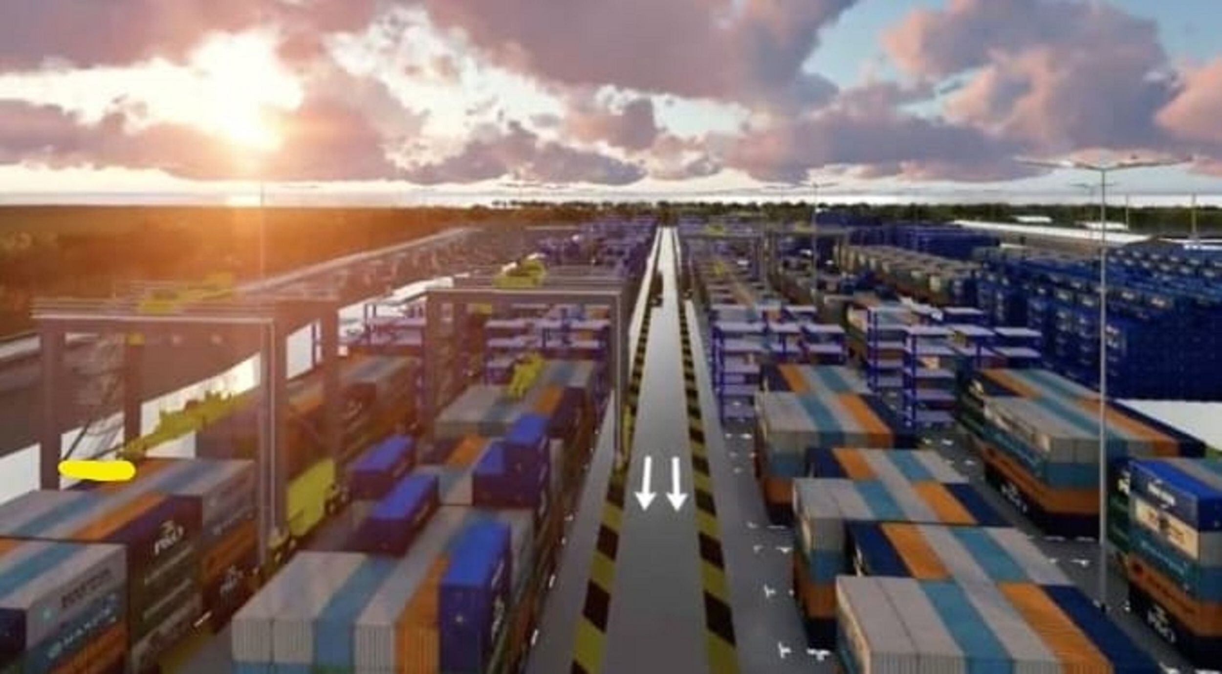 Inició la construcción de Puerto Antioquia. Foto: Presidencia