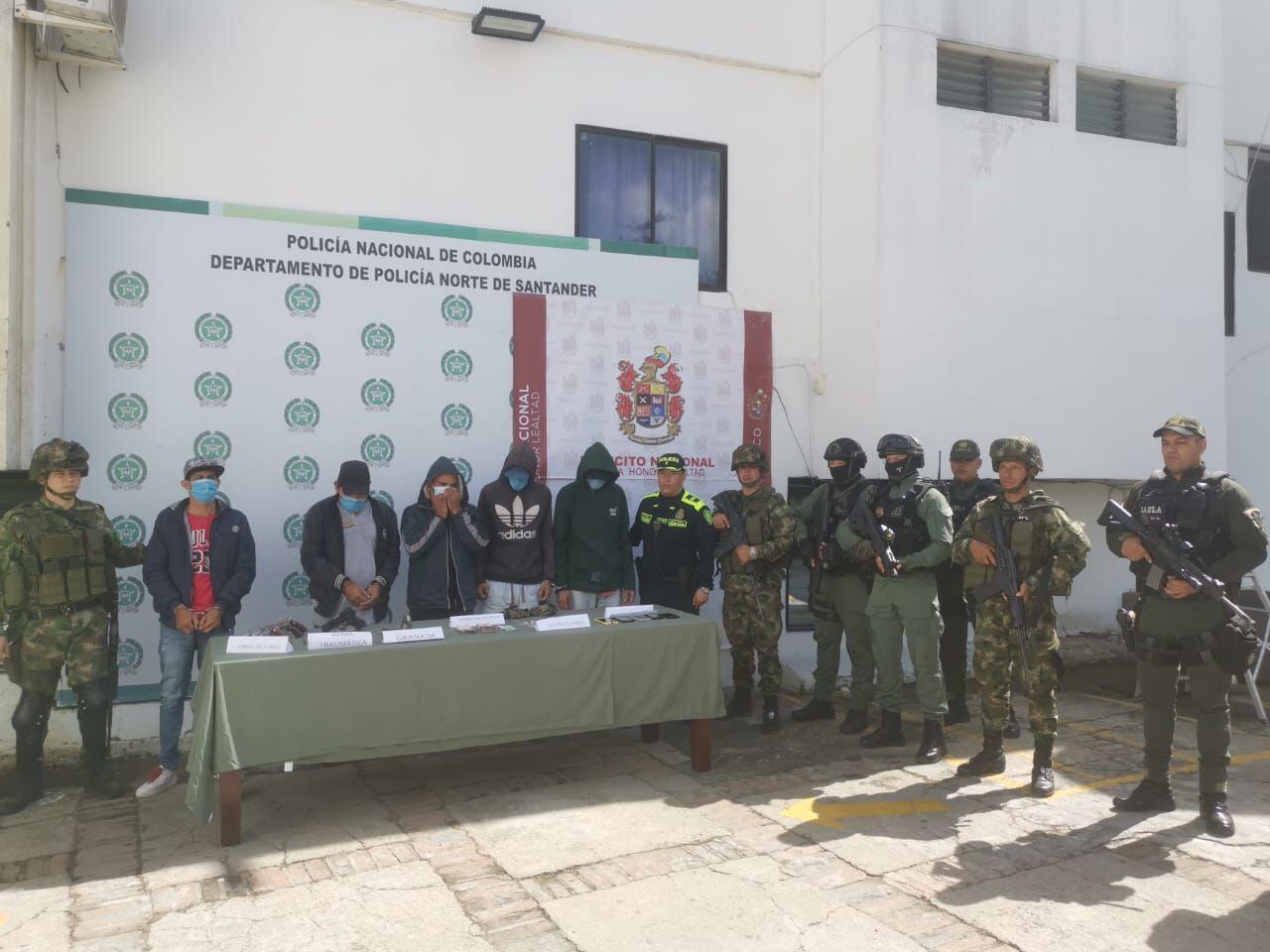 Golpe a las disidencias de las Farc en el municipio de Ocaña, Norte de Santander- Cortesía Policía Nacional 
