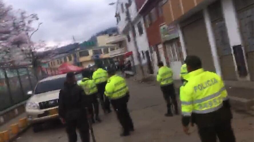 Fueron en total 15 riñas que se registraron esa mañana. Foto: Video suministrado por la comunidad
