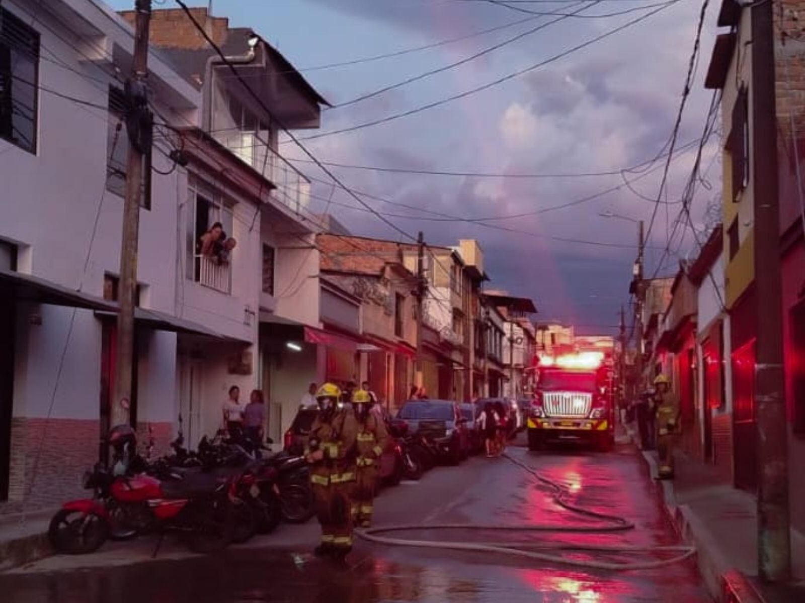 Escape de gas en Pereira (foto: Alcaldía de Pereira)