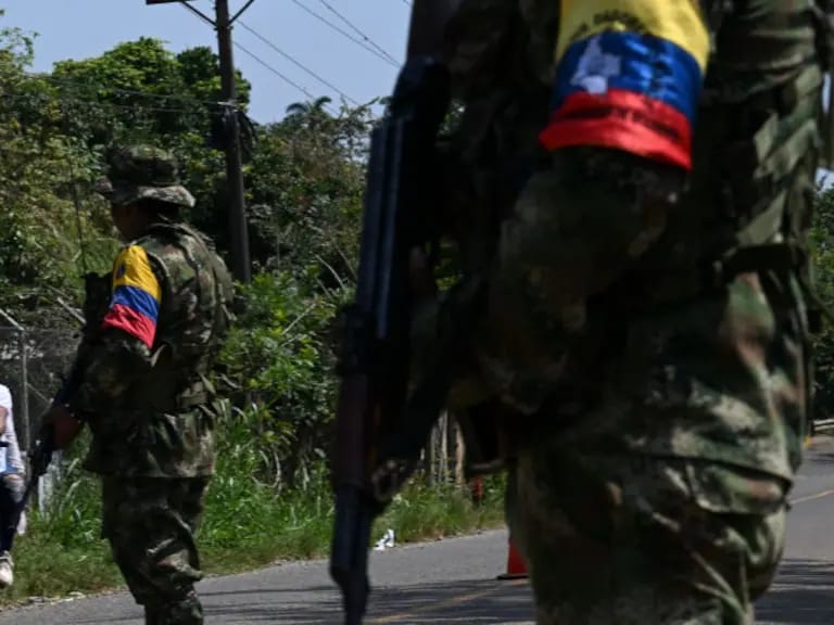 Disidencias de las Farc en Cauca. Foto: Joaquín Sarmiento / Getty Images / JOAQUIN SARMIENTO