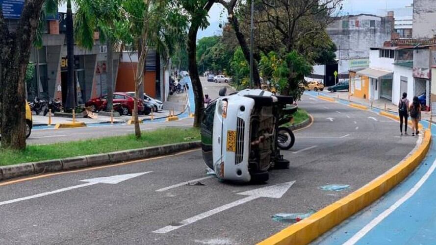 Hijos de concejal de Bucaramanga se accidentaron. Foto: