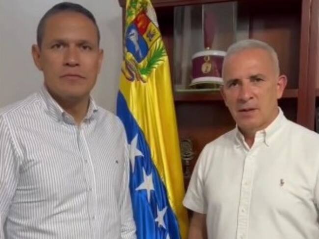 Encuentro entre alcalde electo de Cúcuta, Jorge Acevedo y Freddy Bernal, gobernador del Estado Táchira, Venezuela.