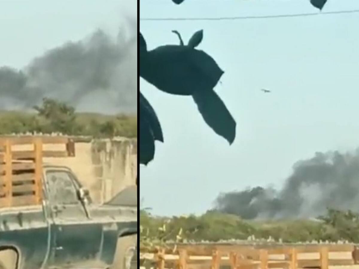 Se accidentó un helicóptero en Soledad, Atlántico