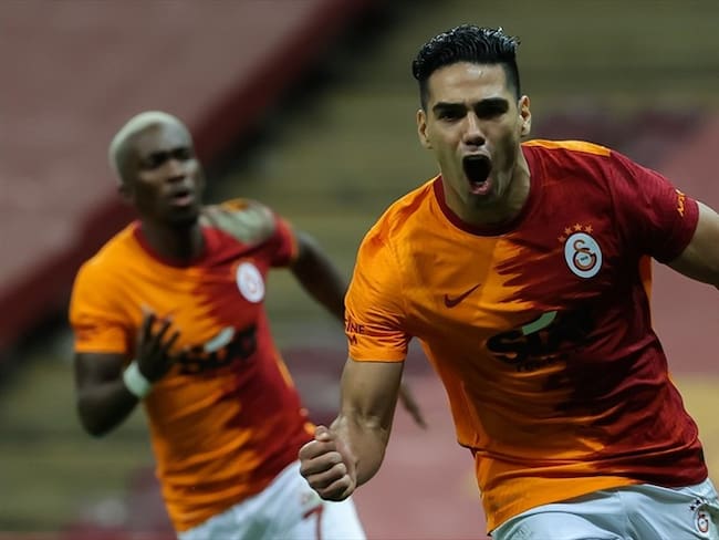Radamel Falcao García, jugador del Galatasaray de Turquía. Foto: BSR Agency/Getty Images
