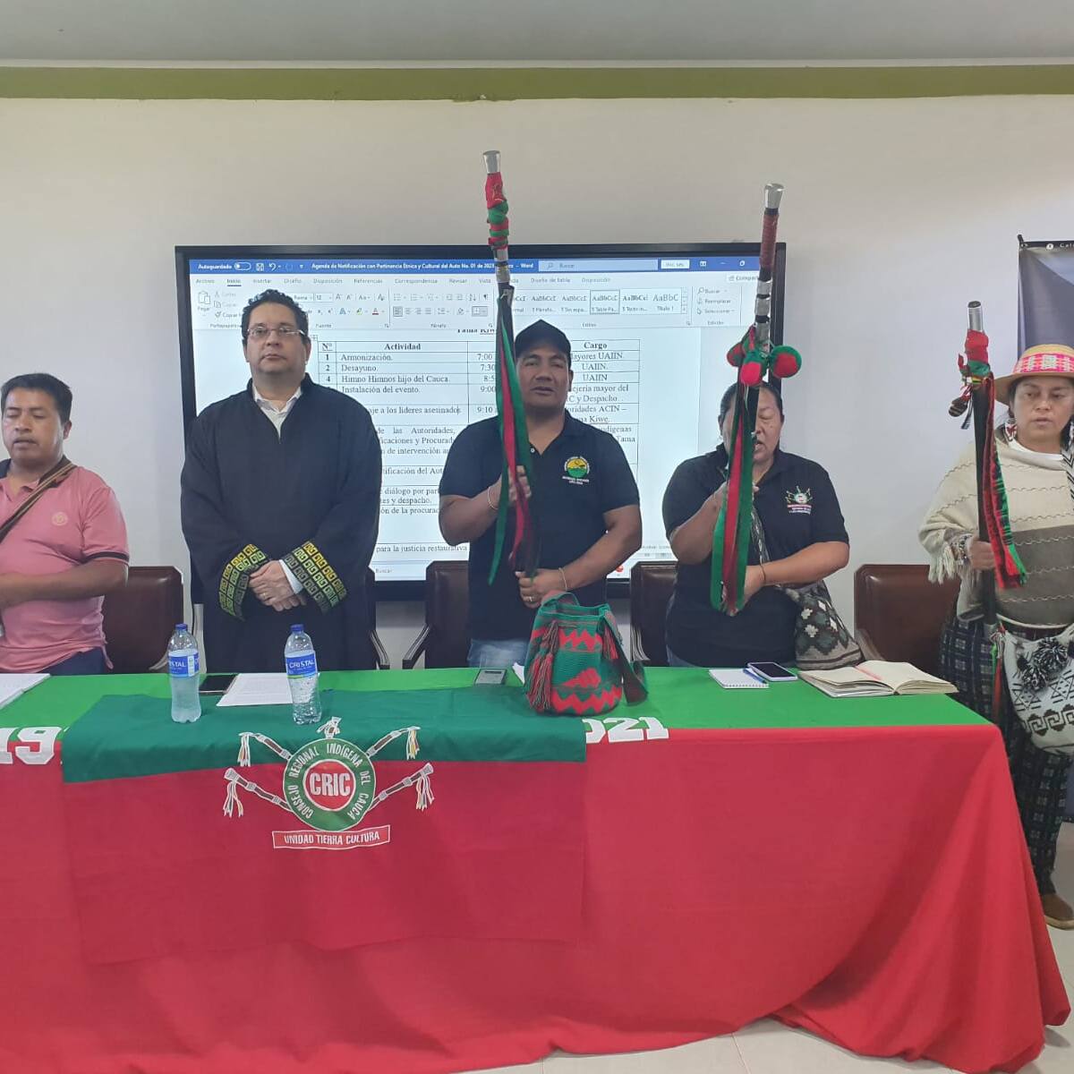 JEP notifica imputación contra las Farc a líderes indígenas en el Cauca