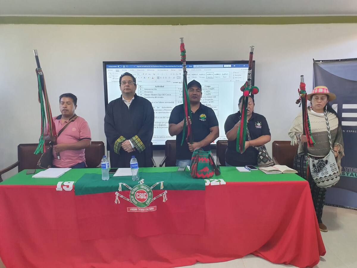 JEP notifica imputación contra las Farc a líderes indígenas en el Cauca