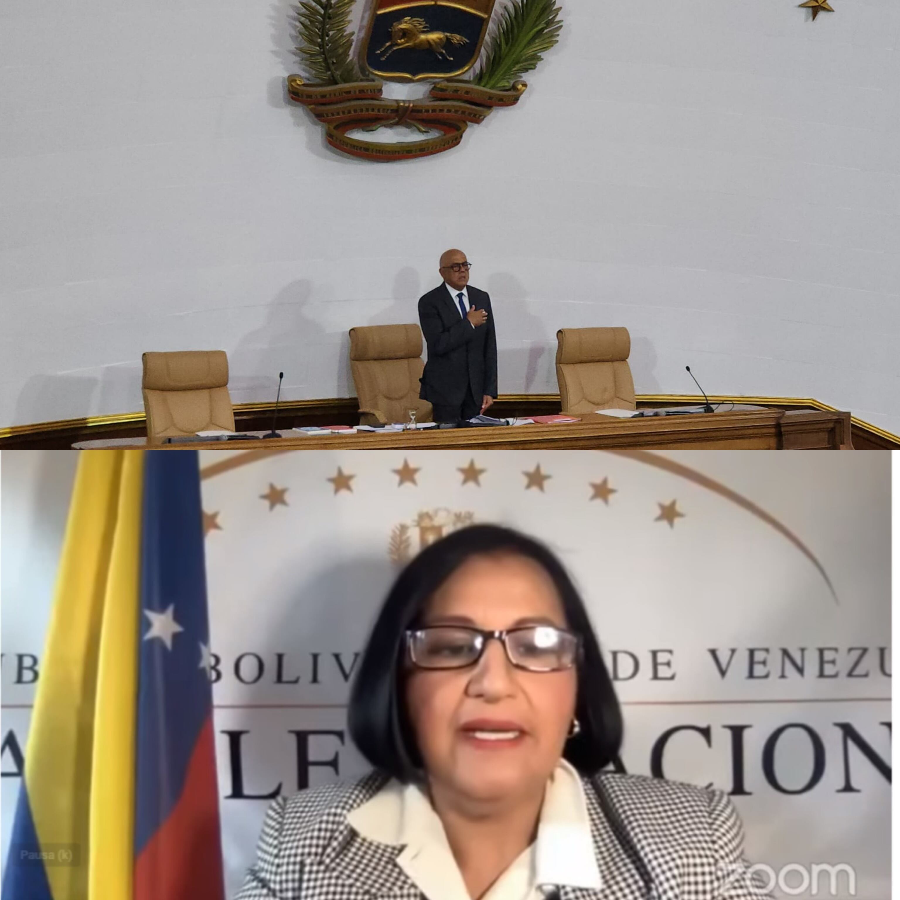 Jorge Rodríguez, presidirá el Parlamento electo de 2020, de mayoría oficialista, por cuarto año. Foto:  prensa de la AN.