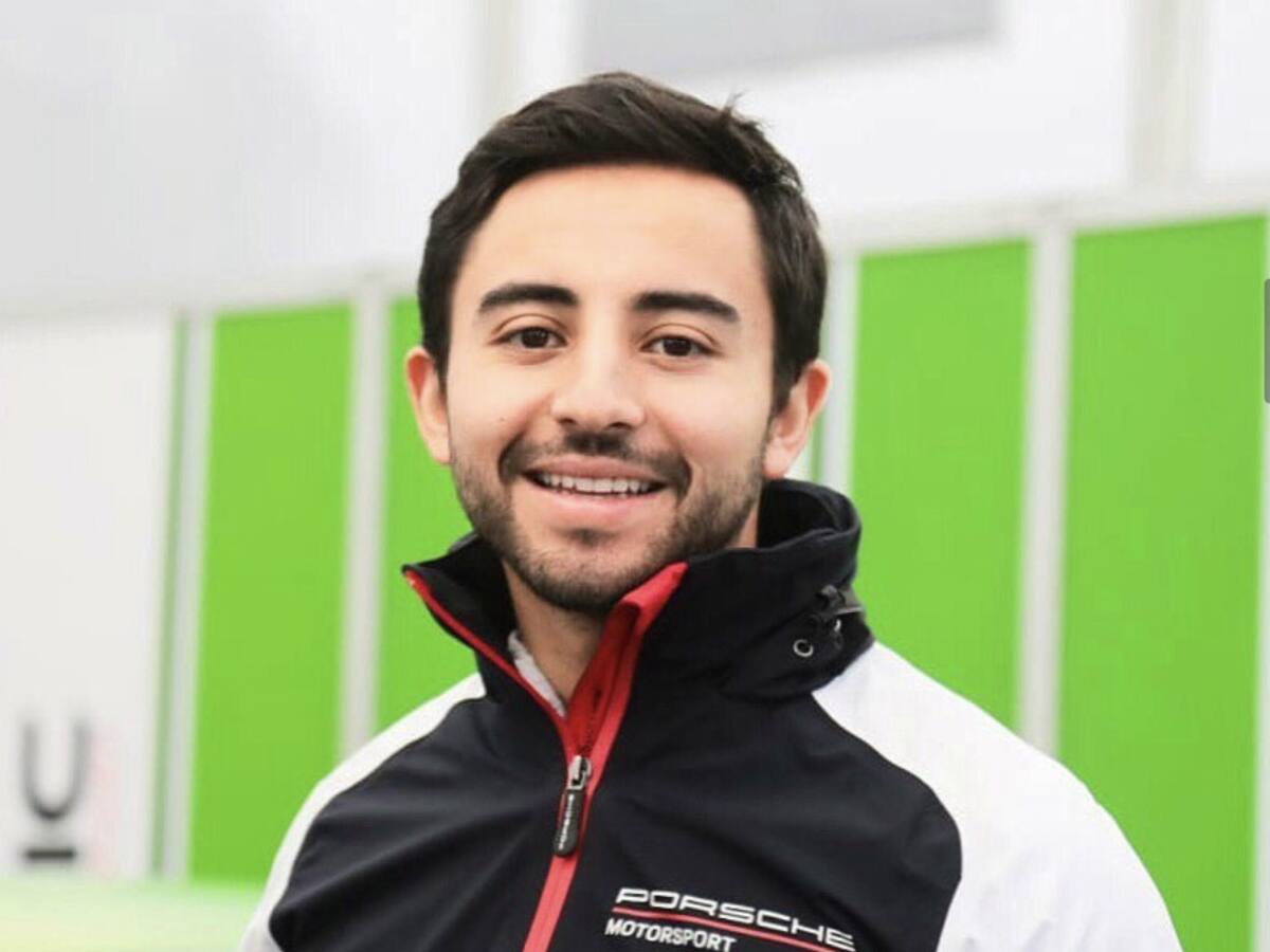 Andrés Méndez, el colombiano que compite en el Italian GT Championship