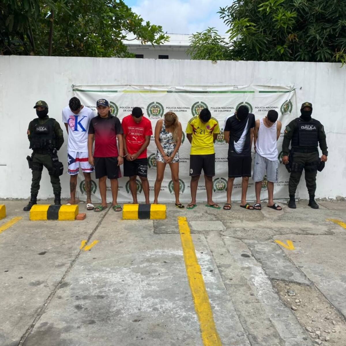 Siete personas fueron capturadas por extorsionar comerciantes en Barranquilla
