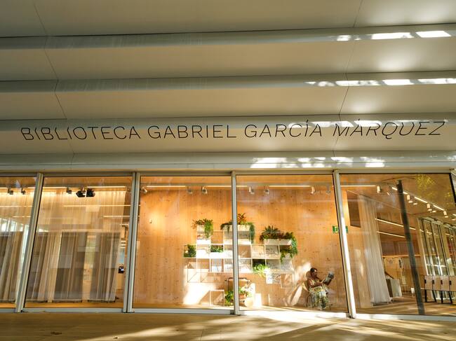 Biblioteca Gabriel García Márquez de Barcelona. Foto: EFE/Alejandro García