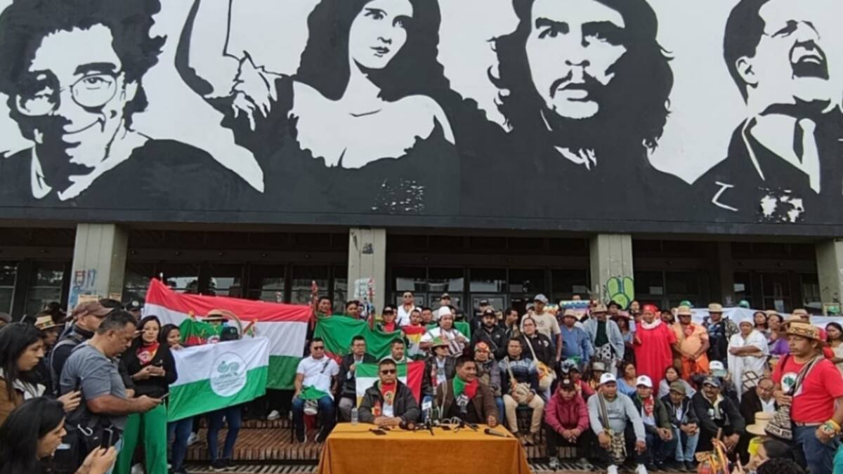 Sin fecha de salida: la Minga Indígena permanece en la Universidad Nacional hasta que haya acuerdos