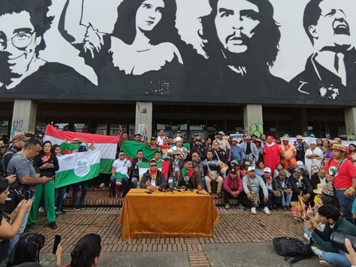 Sin fecha de salida: la Minga Indígena permanece en la Universidad Nacional hasta que haya acuerdos