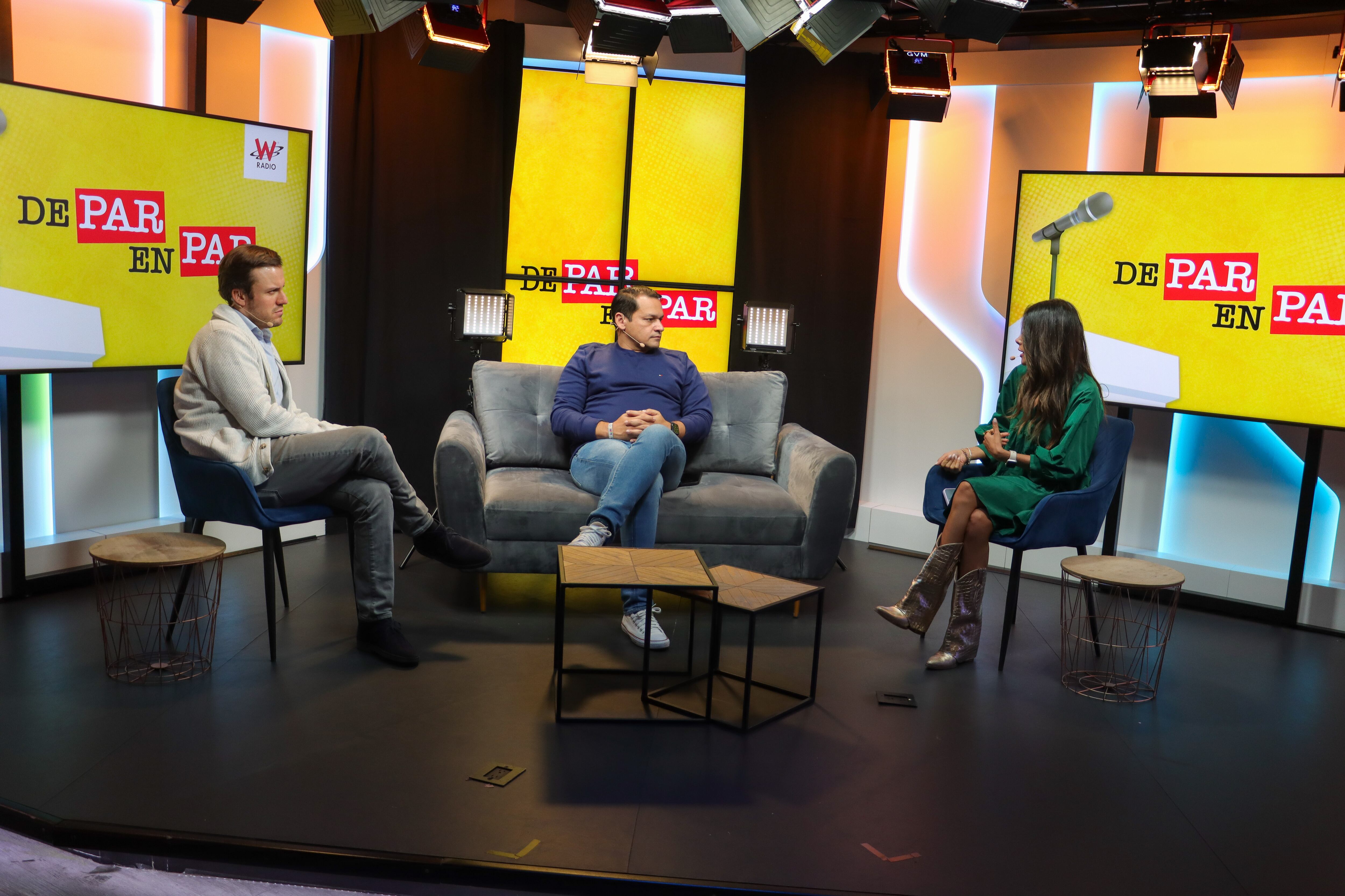 Alejandro Ocampo en De Par en Par. Foto:  W Radio.