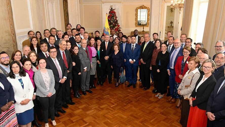 La comunidad internacional respaldó la decisión del Gobierno de sumarse a este acuerdo, especialmente por la protección de los líderes ambientales. Foto: Cortesía/ Presidencia.