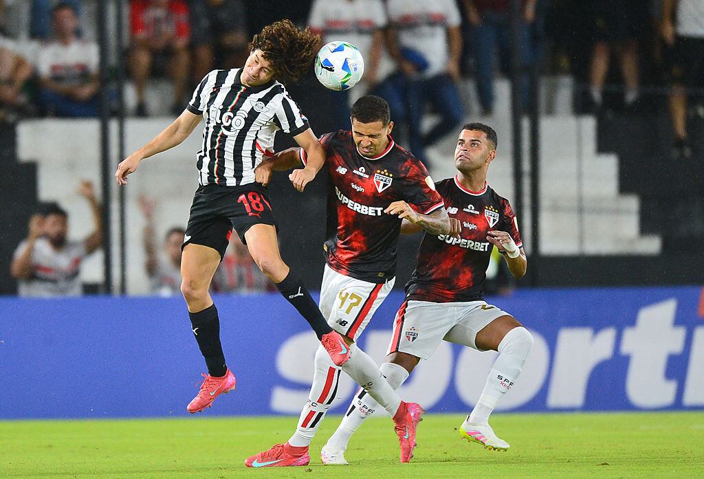 Sao Paulo derrotó de visitante a Sao Paulo por la fecha 3 de la Copa Libertadores.. (Photo by DANIEL DUARTE / AFP) (Photo by DANIEL DUARTE/AFP via Getty Images)          