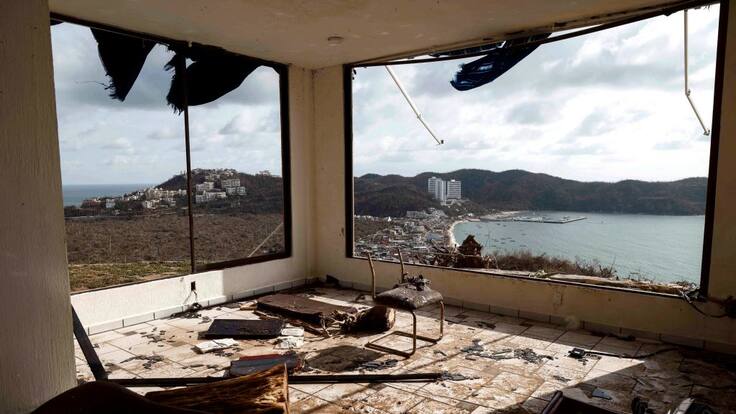 El 80% de la zona hotelera está en pérdidas totales: Gobierno de Acapulco por huracán Otis