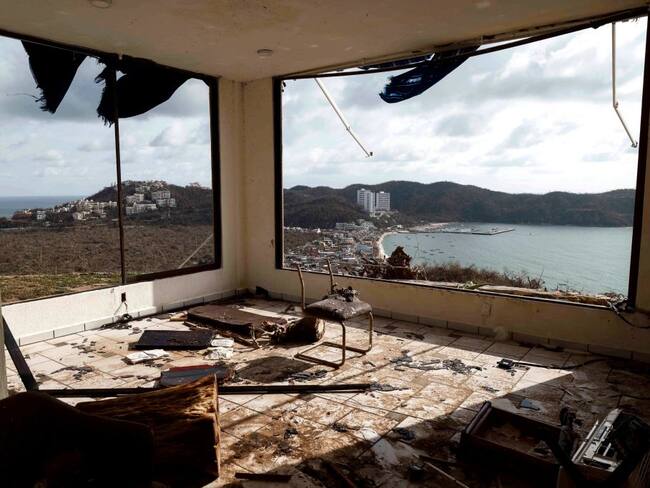 El 80% de la zona hotelera está en pérdidas totales: Gobierno de Acapulco por huracán Otis