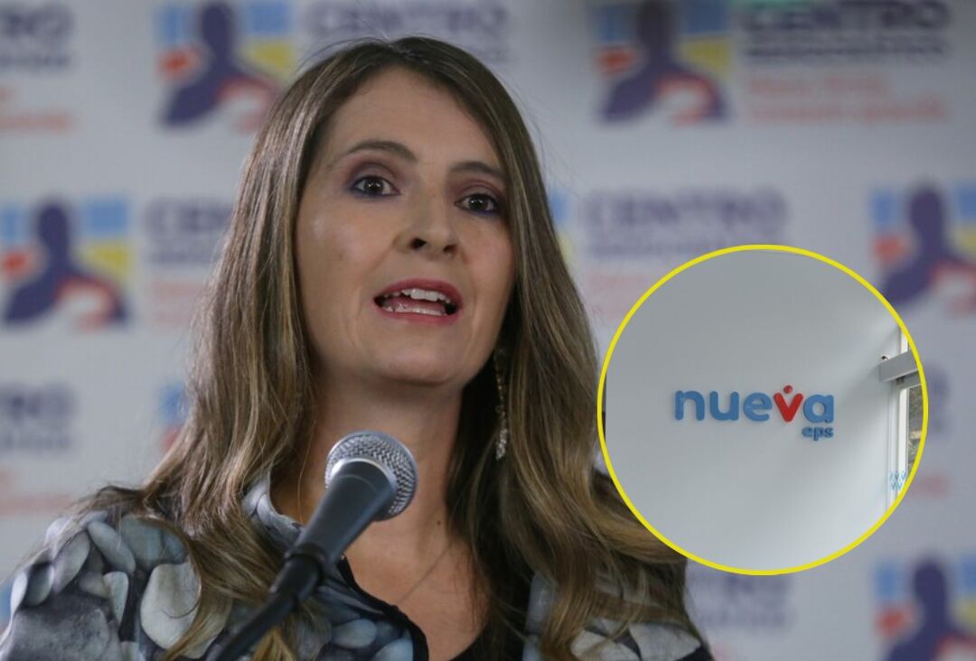 Paloma Valencia y Nueva EPS. Foto: Colprensa.