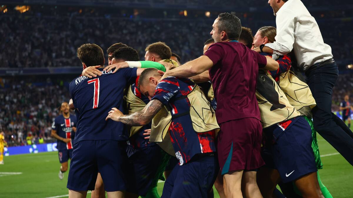 ‘Manito’ histórica en la final de Champions League: PSG 5-0 Inter de Milán