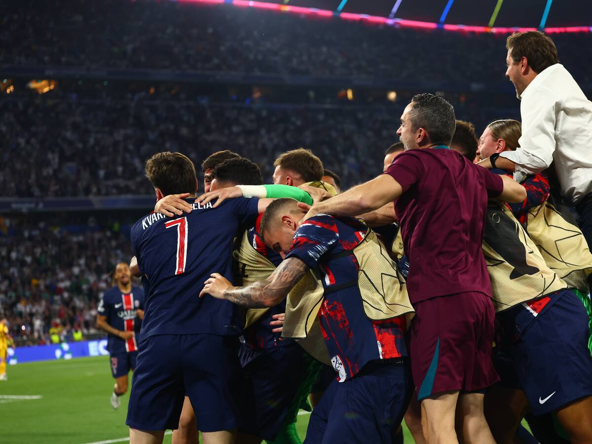 ‘Manito’ histórica en la final de Champions League: PSG 5-0 Inter de Milán