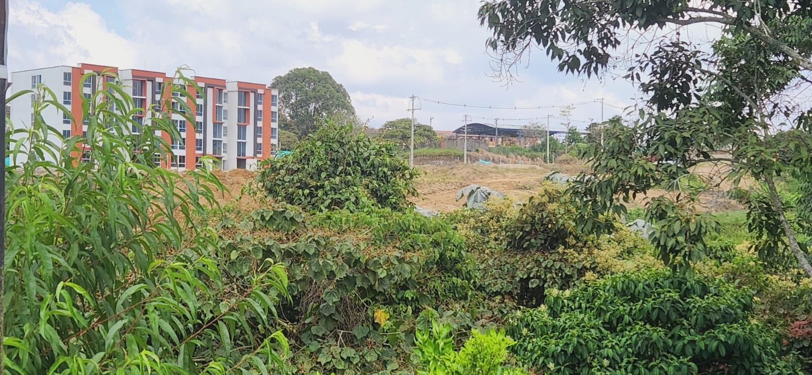 Denuncian construcción ilegal en Quindío. Foto: Claudia Morales / Sigue La W