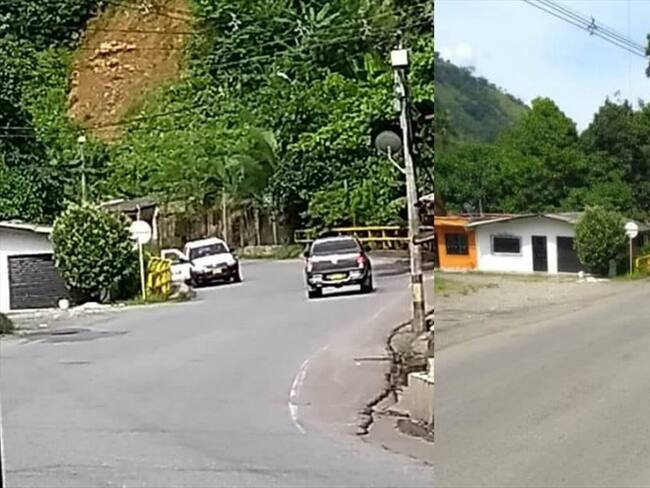 Dos policías muertos y otro herido dejó el ataque a una patrulla de la Policía. Foto: Cortesía: Guardianes Antioquia