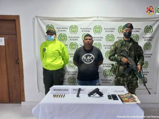 A la cárcel presunto comandante urbano del Clan del Golfo en Córdoba. Foto: cortesía Fiscalía General de la Nación.