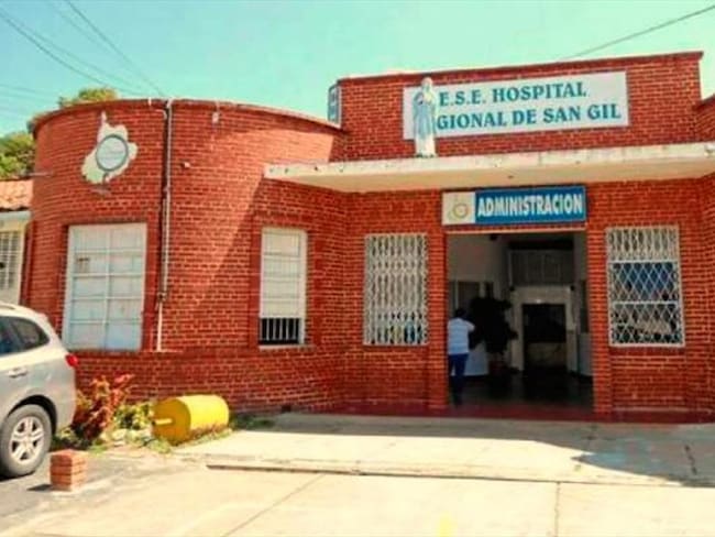 Hospital regional de San Gil . Foto: Suministrada.