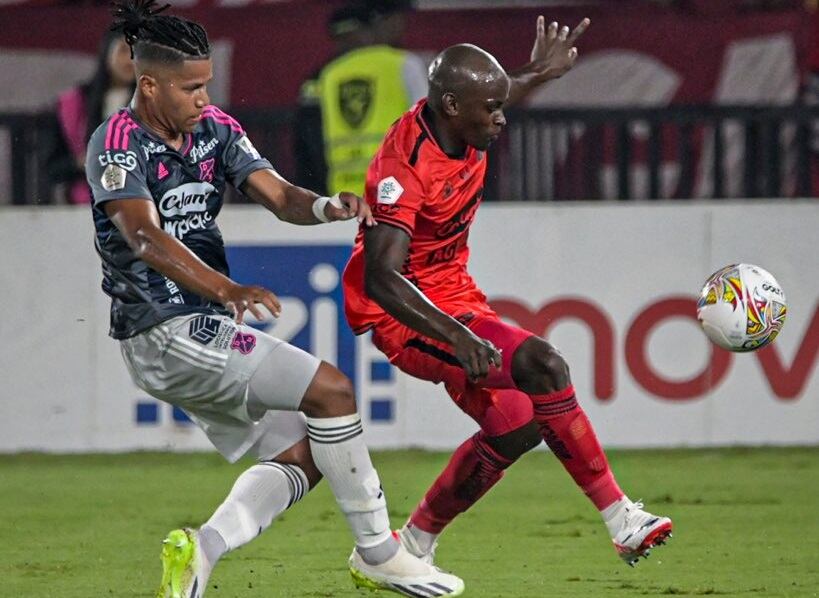 América vs. Medellín. Fecha 01 cuadrangular B liga colombiana. 12 de noviembre de 2023. Foto: Twitter oficial América de Cali.