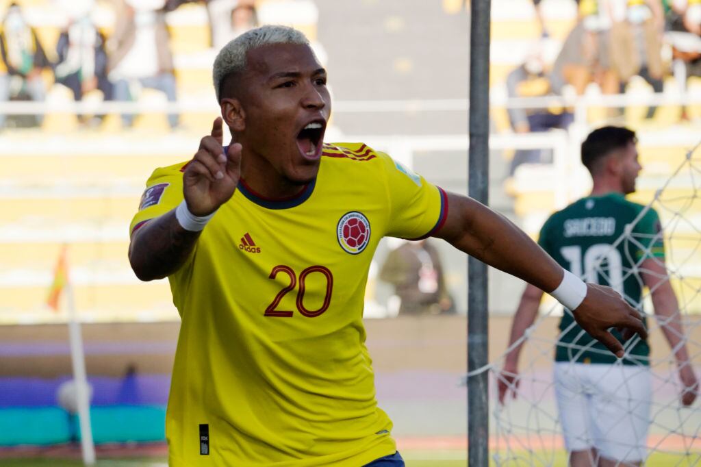Roger Martínez en la Selección Colombia  (Photo by Javier Mamani/Getty Images)