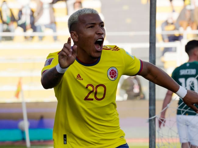 Roger Martínez en la Selección Colombia  (Photo by Javier Mamani/Getty Images)