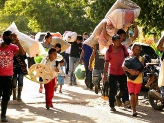 En Cúcuta son atendidas familias desplazadas del Catatumbo- Colprensa