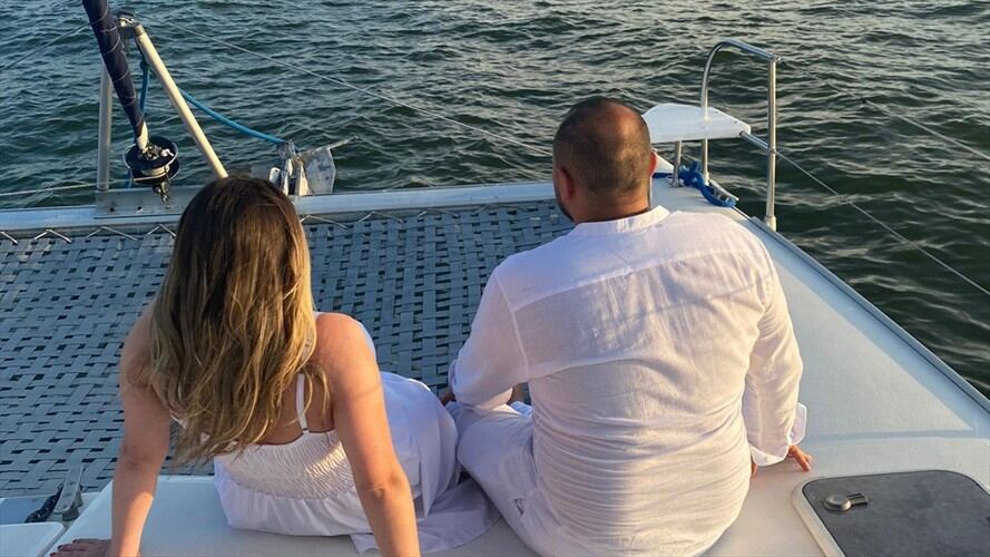 El 14 de junio, Jorge le pidió matrimonio a Catalina Suárez. Foto: