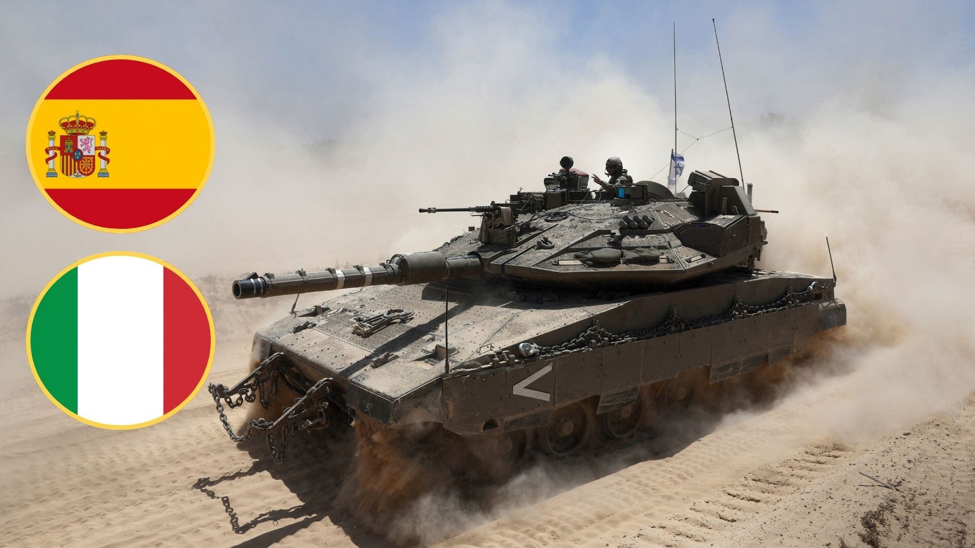 Tanque de Israel. Foto: JACK GUEZ/AFP via Getty Images