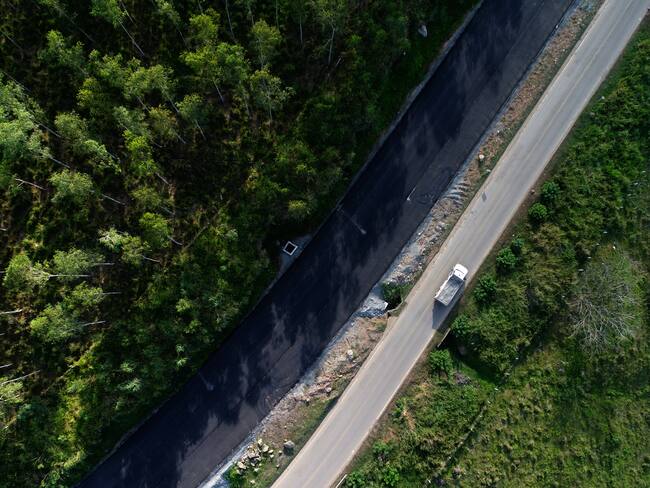 Bogotá 04 de mayo de 2017. Construcción de las Autopistas de Cuarta Generación  (4G) en el país. (Colprensa- Agencia Nacional de Infraestructura)