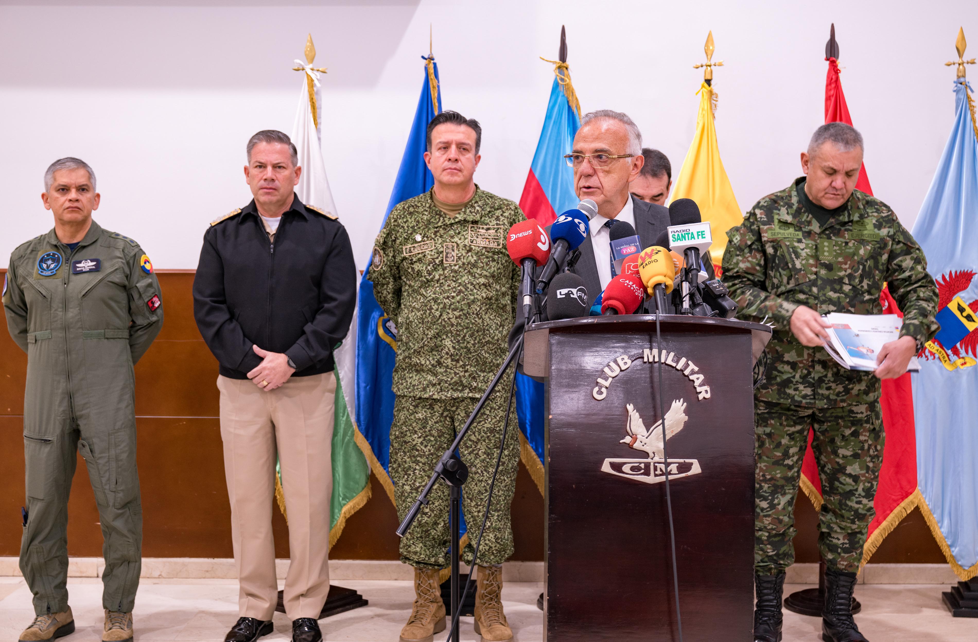 MinDefensa alerta que hundimiento de tributaria afectará mantenimiento de aeronaves. Foto: Suministrada.