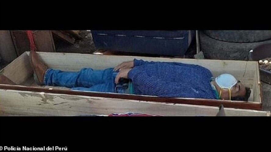 Alcalde de Tantará, Jaime Rolando Urbina Torres. Foto: Policía de Perú