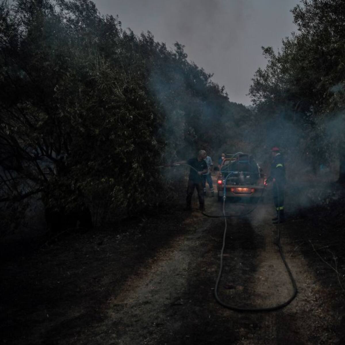 Alerta en Grecia por incendios en la isla Corfú, ¿provocados por el hombre?