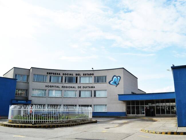El Hospital Regional de Duitama, Boyacá, se encuentra en alerta por sobreocupación de pacientes que supera el 200% / Foto: Suministrada.