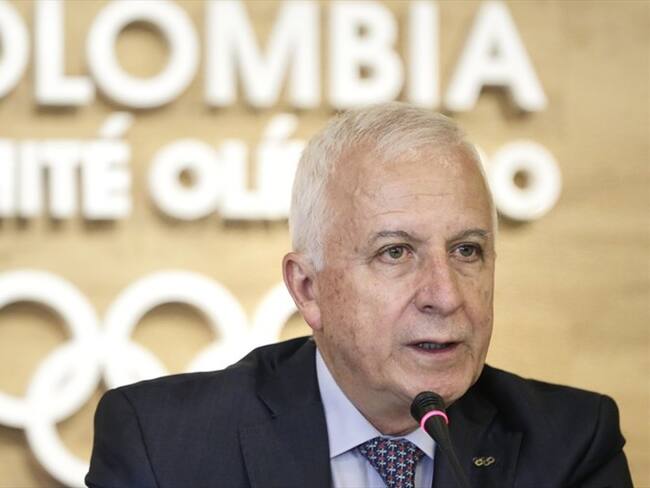 Baltazar Medina Presidente del Comité Olímpico Colombiano. . Foto: