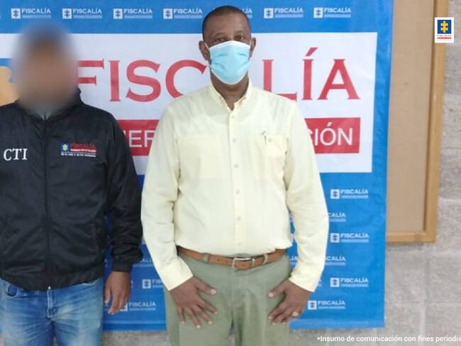 Capturado gobernador de Chocó. Foto: Cortesía Fiscalía