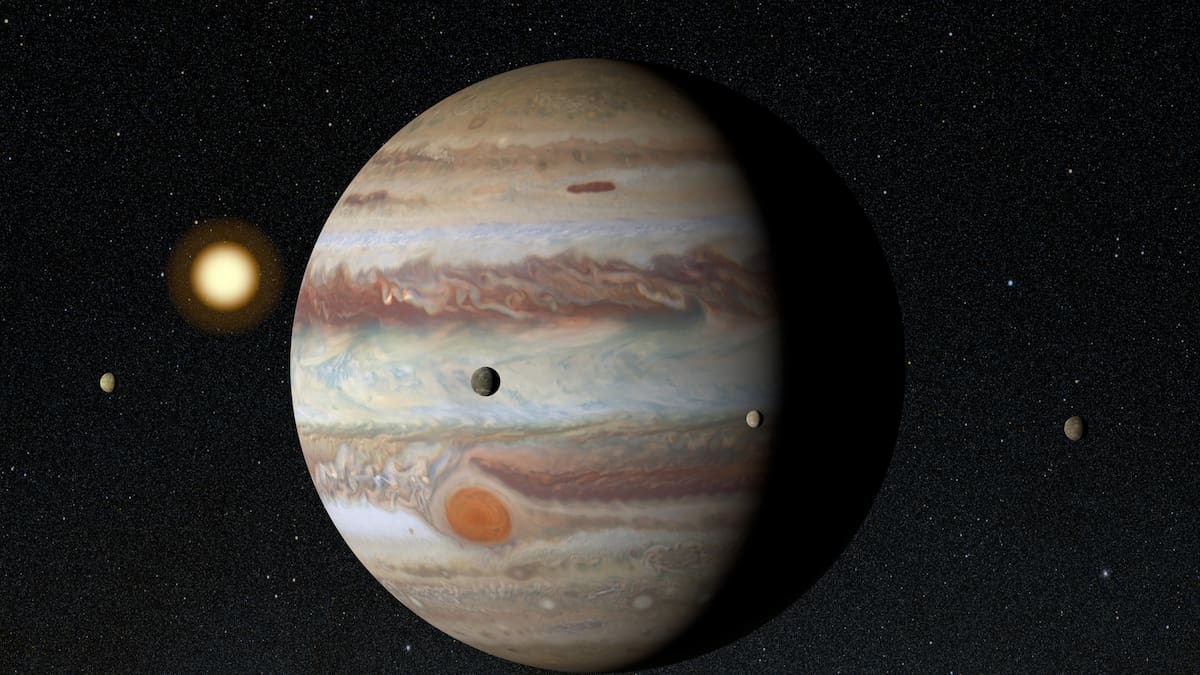 ¿Cuál es el planeta más grande del sistema solar? Tiene 80 lunas