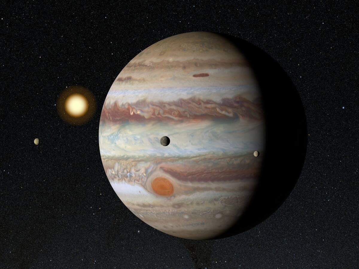 ¿Cuál es el planeta más grande del sistema solar? Tiene 80 lunas