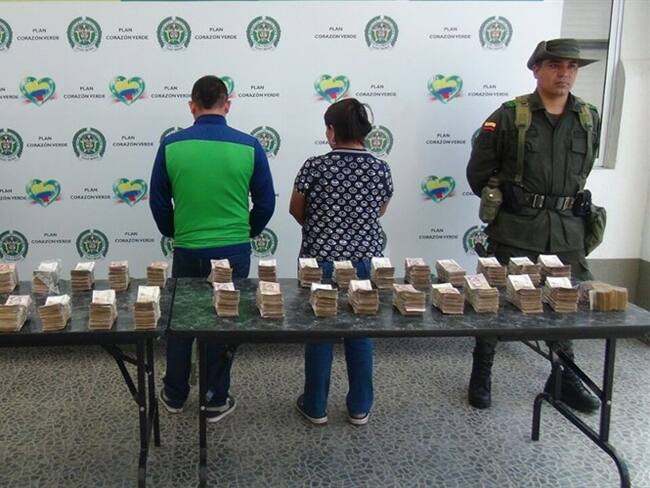 Incautan mil millones de pesos al Clan Úsuga en Cauca. Foto: cortesía Policía Nacional